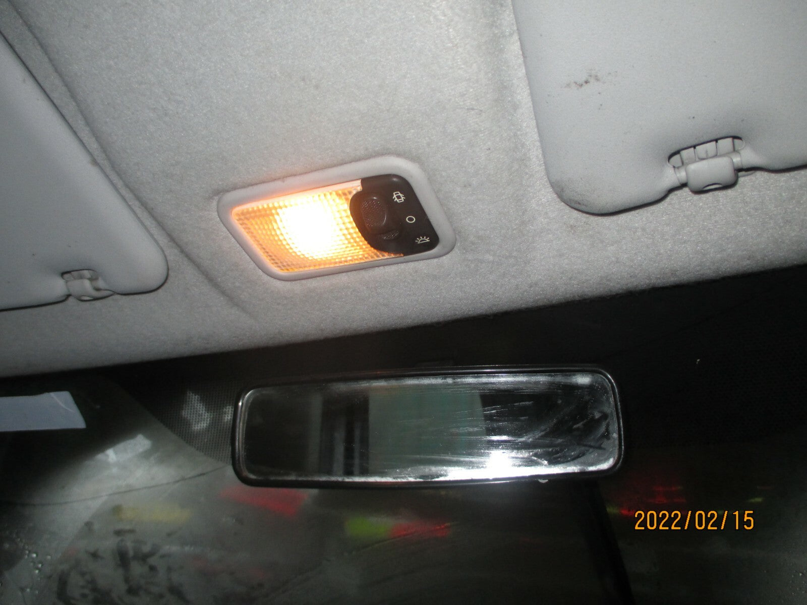 PEUGEOT PARTNER 2010 MK1 FRONT INTERIOR ROOF LIGHT
