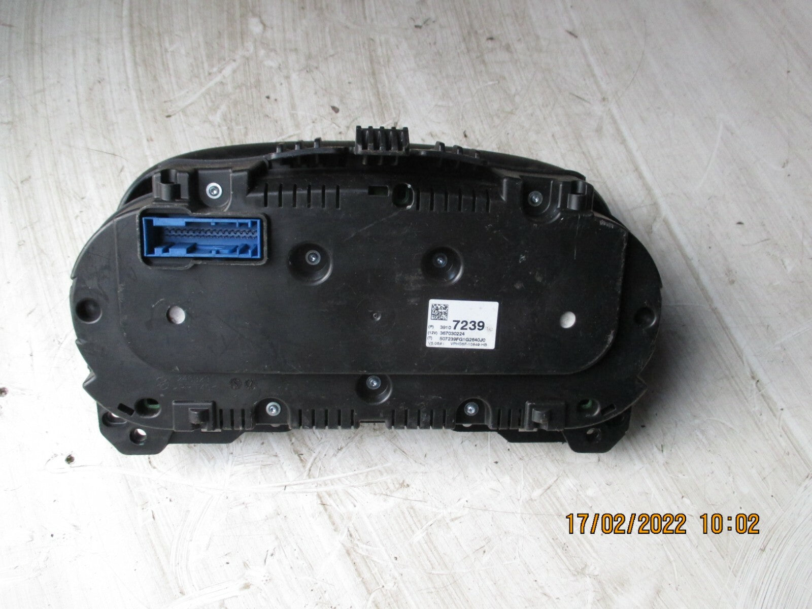 VAUXHALL CORSA E MK4 2016 1.2 PETROL SPEEDO CLOCKS INSTRUMENT CLUSTER 39107239