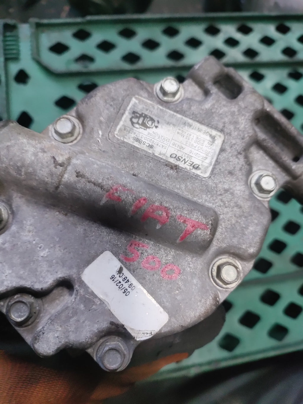 2015 FIAT 500 AIR CON CONDITIONING COMPRESSOR PUMP 51747318