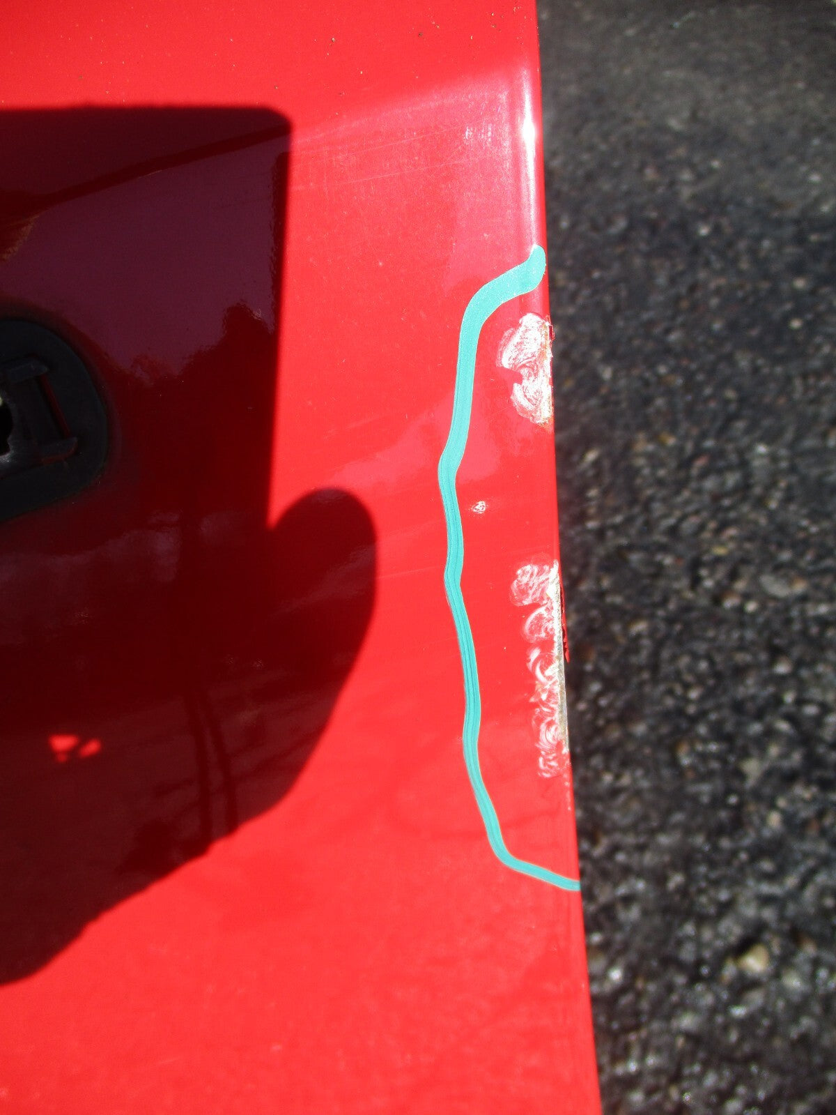VAUXHALL ZAFIRA C 2017 NSF PASSENEGR SIDE FRONT BARE DOOR LAVA RED Z50S