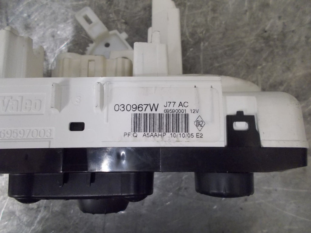 RENAULT CLIO 2007 CLIMATE CONTROL UNIT MODULE 69597003