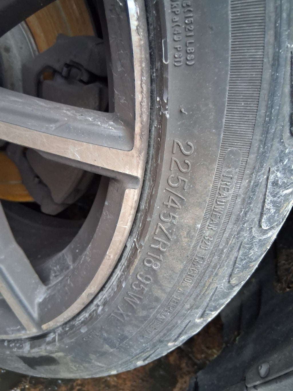 BMW 3 SERIES G20 2019 18 INCH ALLOY WHEEL WITH TYRE 225/45ZR18 REF 1