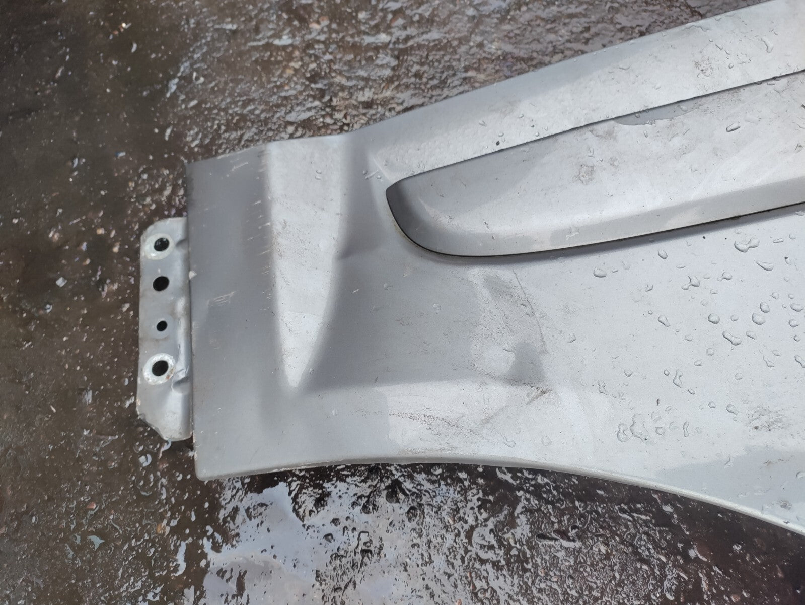 2009 JAGUAR XF X250 OSF DRIVER SIDE WING PANEL SILVER