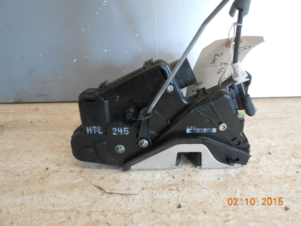BMW 3 SERIES E46 330 2001 NSR PASSENGER REAR DOOR LOCK MECHANISM MECH HTL245