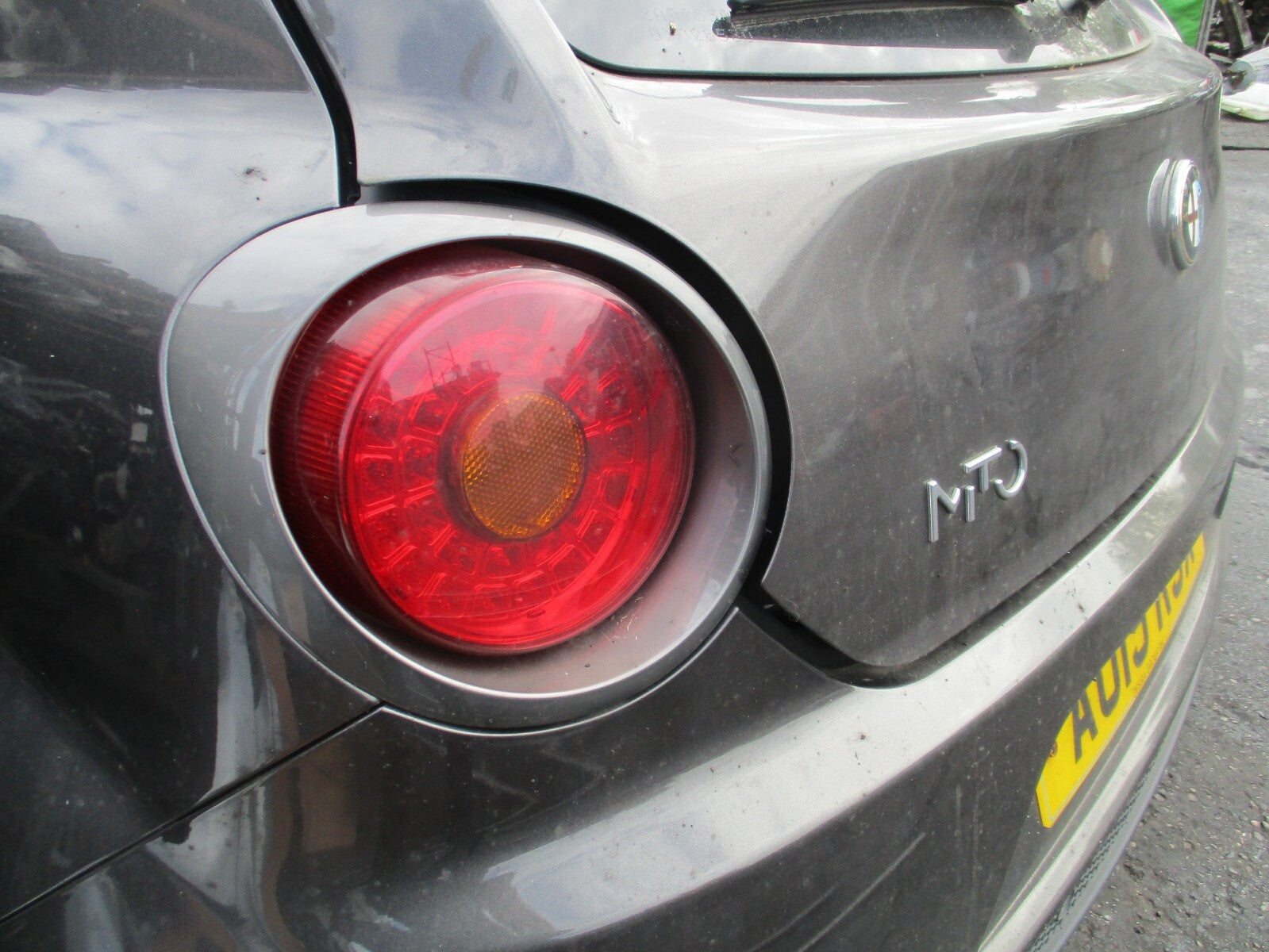 2015 ALFA ROMEO MITO NSR PASSENGER SIDE REAR TAIL LIGHT LAMP