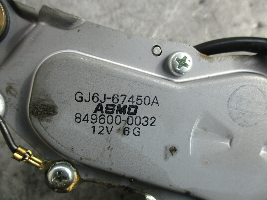 MAZDA 6 2005 REAR WINDOW WIPER MOTOR 8496000032