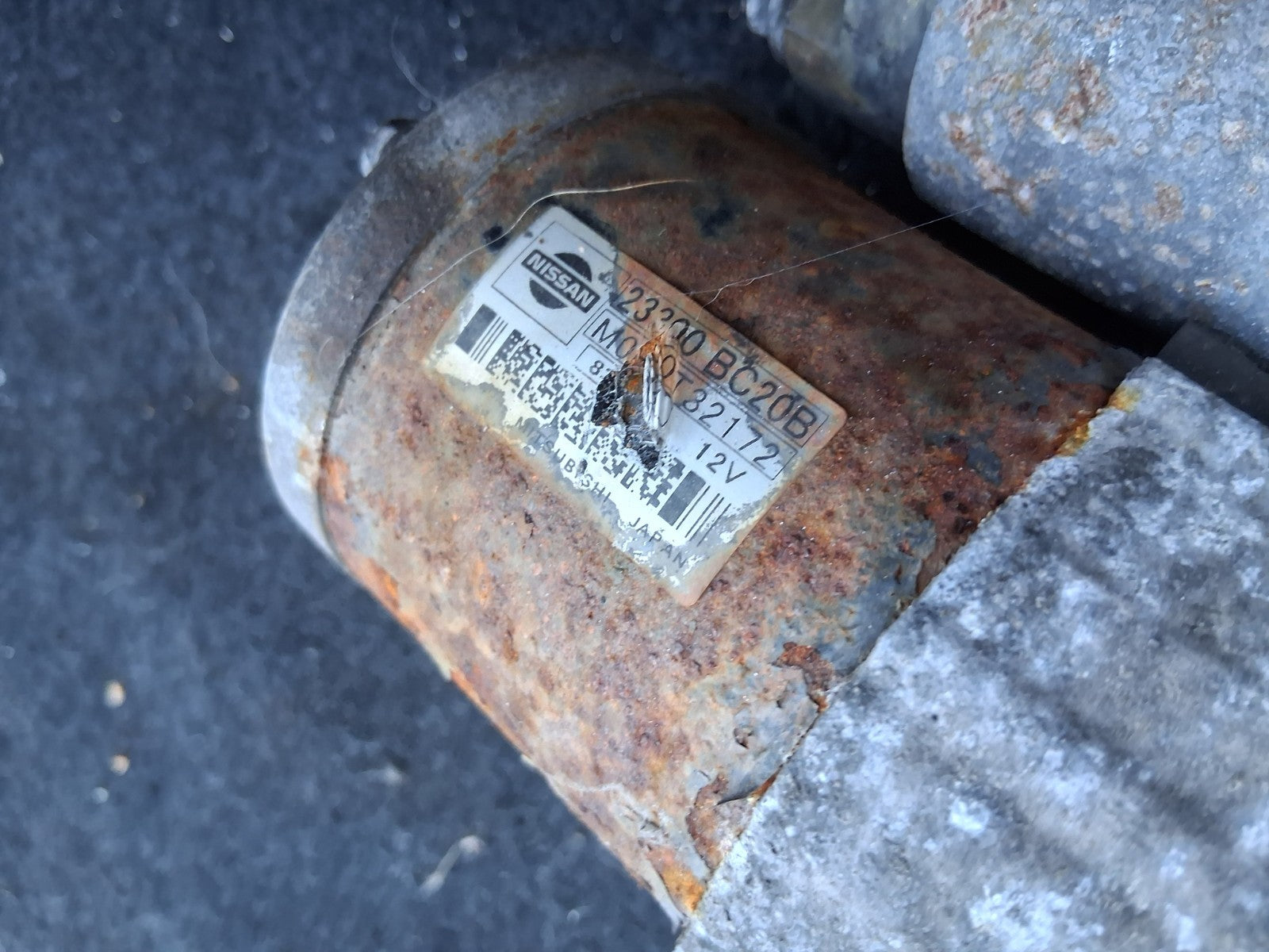 2010 NISSAN QASHQAI J10 1.6 PETROL STARTER MOTOR 23300BC20B