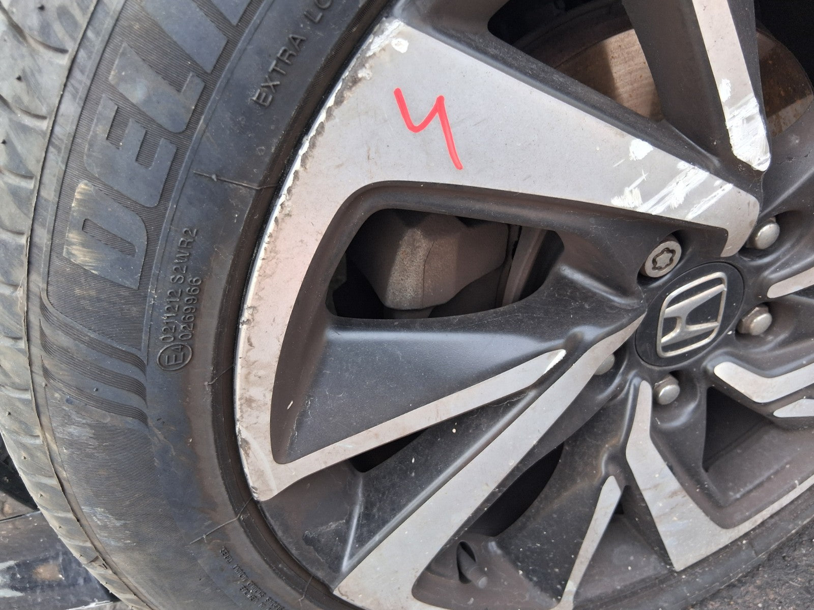 2020 HONDA HR-V FACELIFT 18 INCH ALLOY WHEEL WITH TYRE 225/50R18