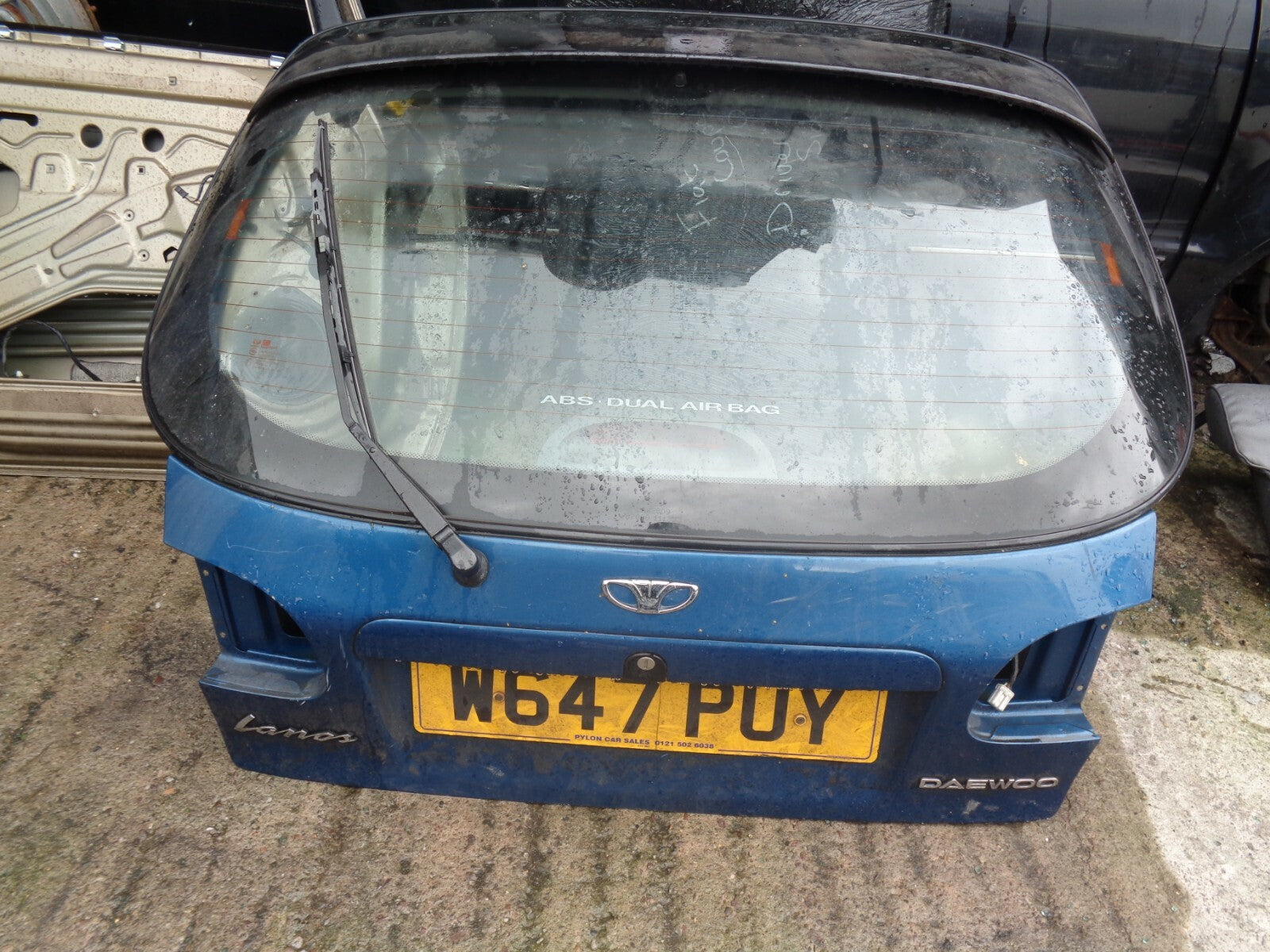 DAEWOO LANOS 1997 REAR TAILGATE BOOT LID