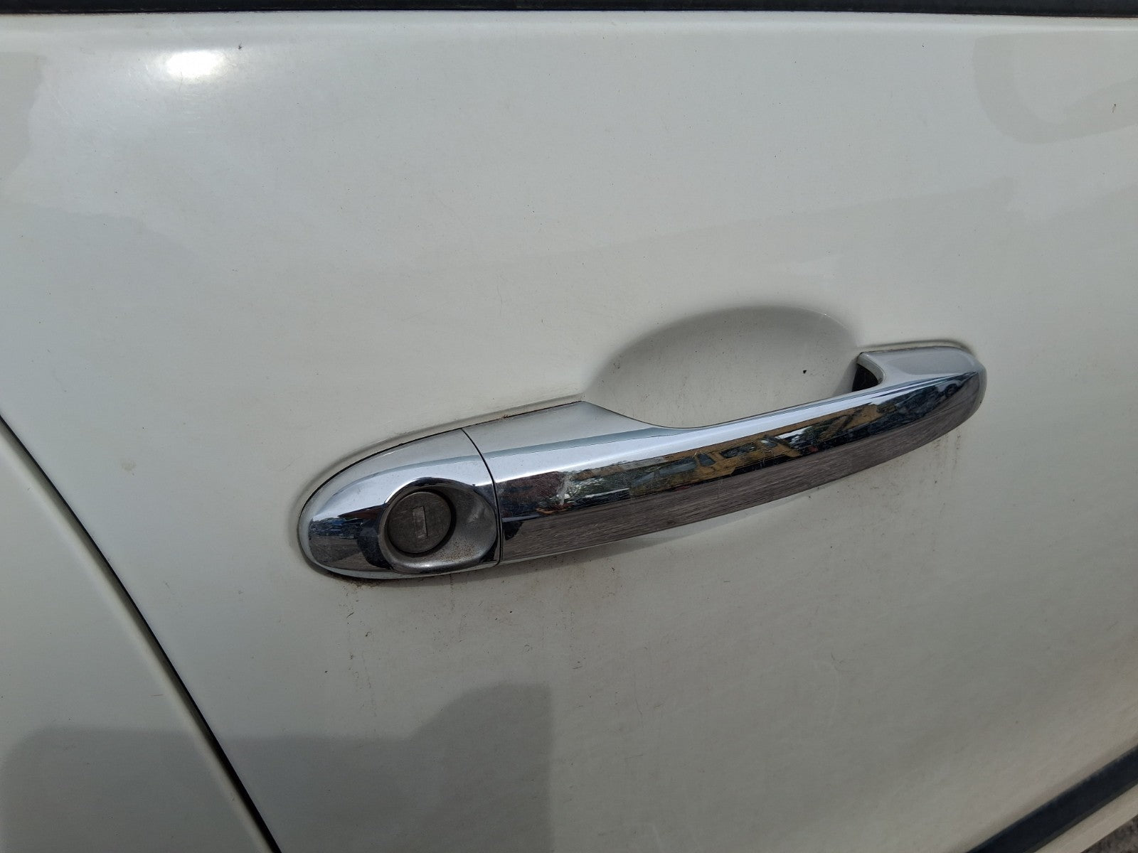 2019 FIAT 500L URBAN OSF DRIVER SIDE FRONT EXTERIOR DOOR HANDLE CHROME