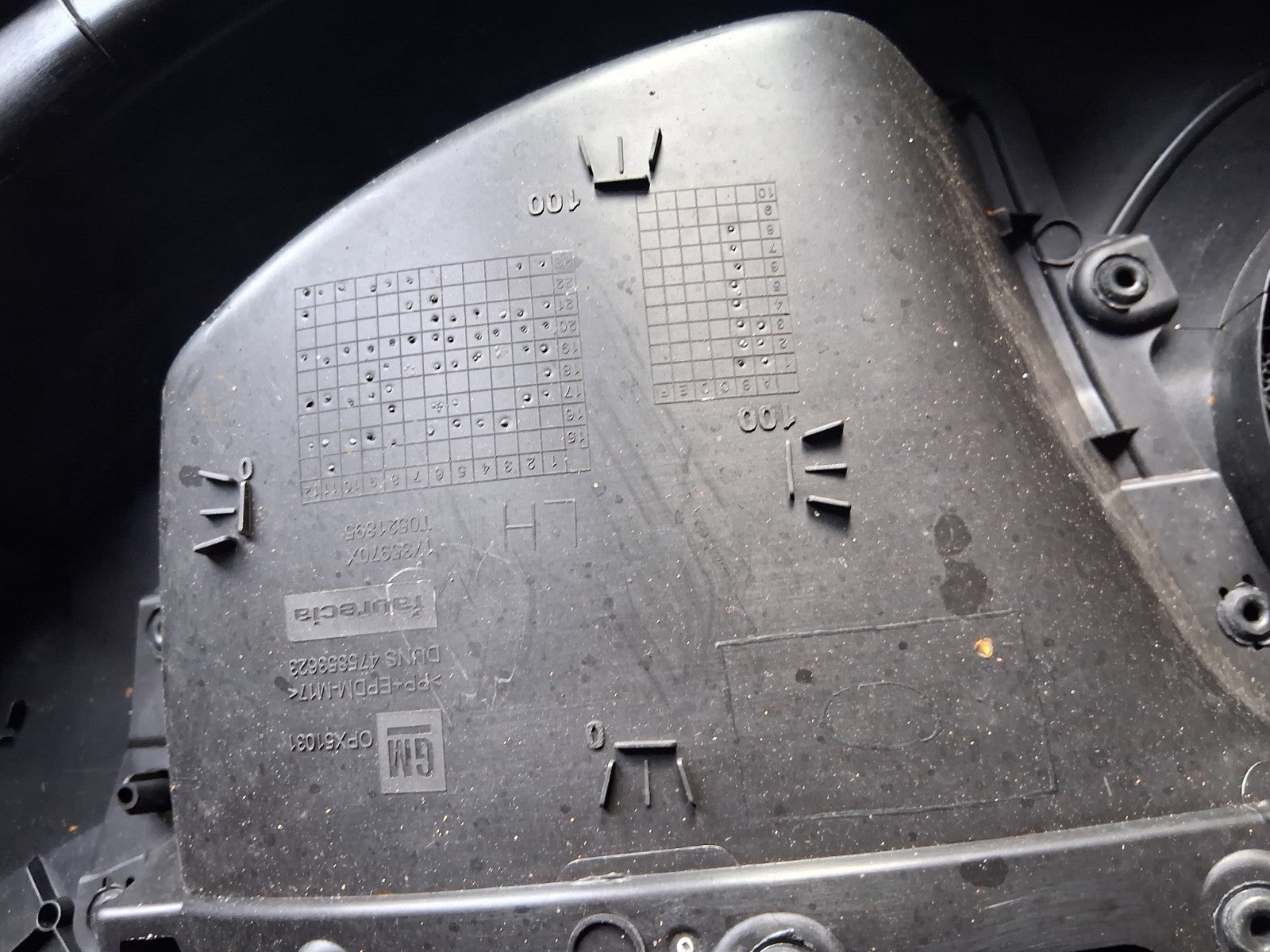2018 VAUXHALL CROSSLAND X NSF PASSENGER SIDE FRONT LEFT DOOR CARD 475853623