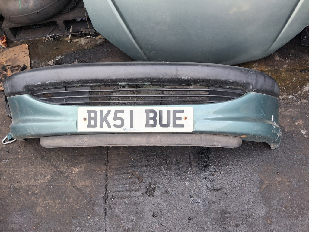 2001 PEUGEOT 206 COMPLETE FRONT BUMPER GREEN