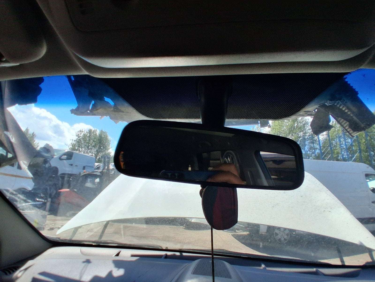 2015 VAUXHALL ANTARA MK1 FRONT INTERIOR REAR VIEW MIRROR