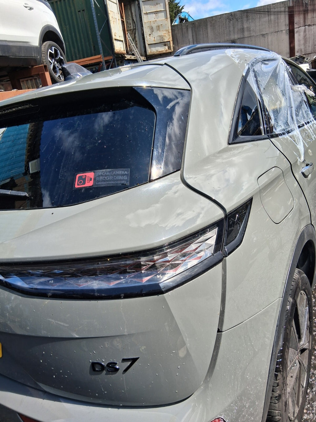 2024 DS AUTOMOBILES DS 7 FACELIFT E-TENSE BARE TAILGATE BOOTLID GREY ESC