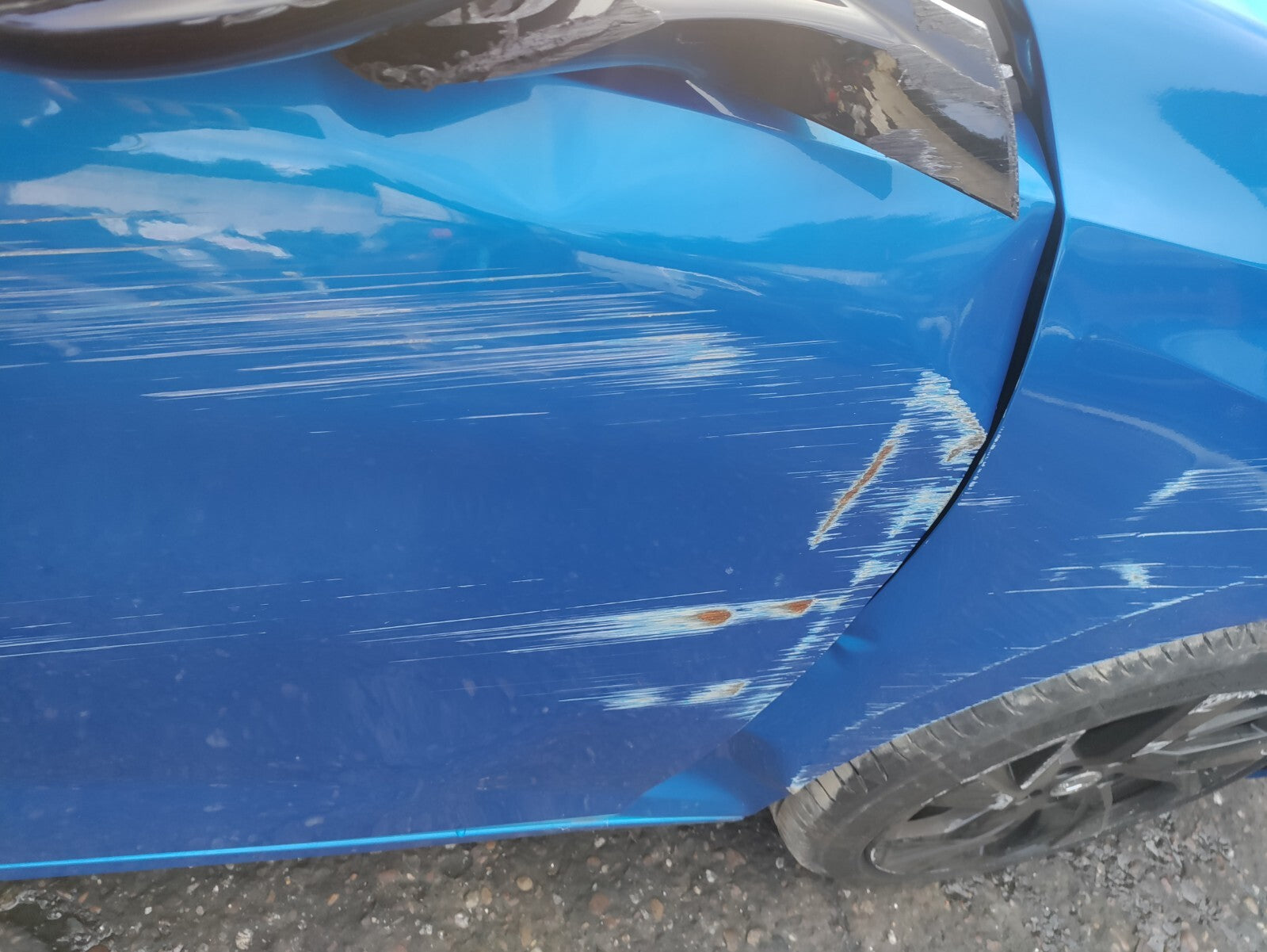 2024 VAUXHALL ASTRA L ESTATE OSF DRIVER FRONT BARE DOOR DAMAGE BLUE ESM