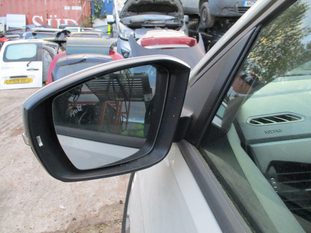 2023 VW VOLKSWAGEN T CROSS NS PASSENGER SIDE POWERFOLD WING MIRROR GREY