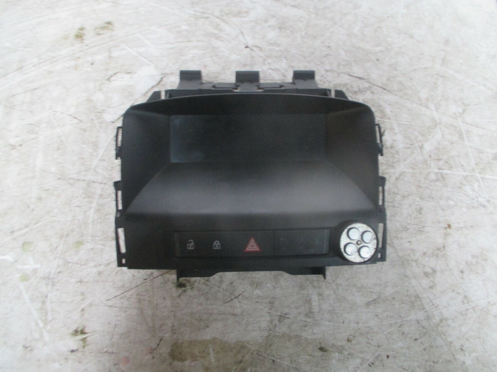 VAUXHALL ASTRA J 2013 DASHBOARD DISPLAY SCREEN 13267984