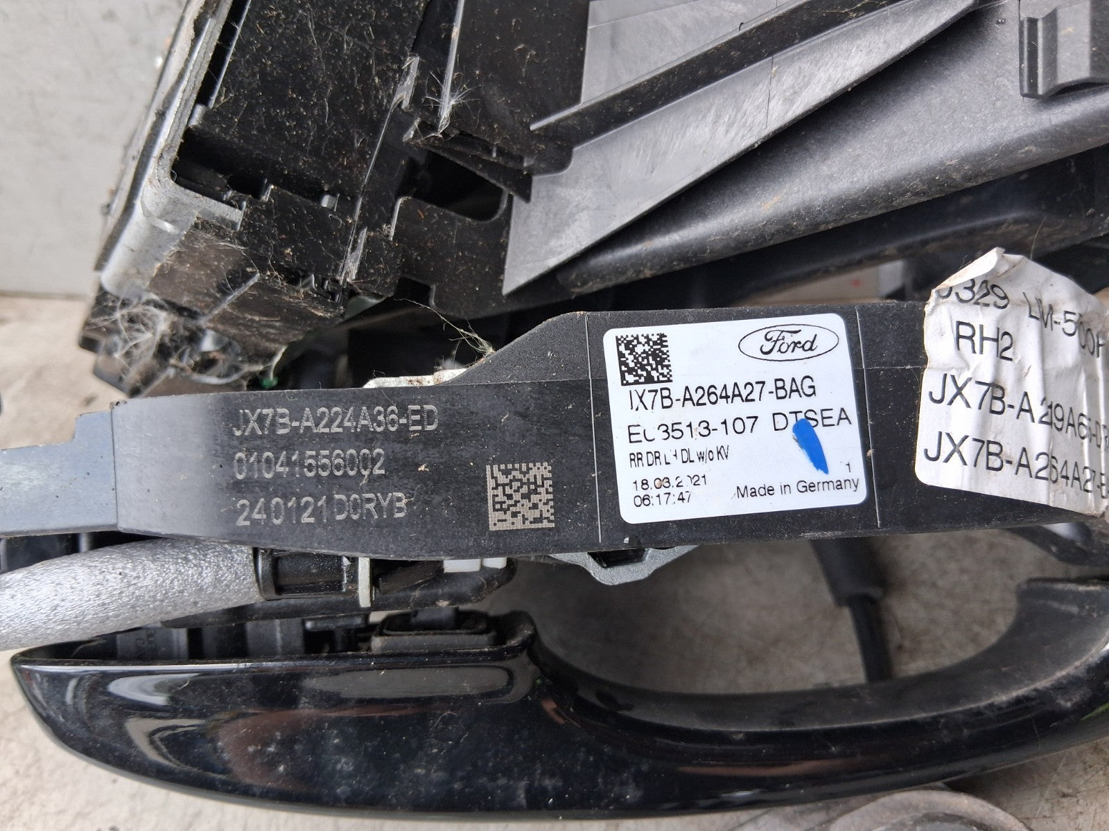 2021 FORD FOCUS MK4 NSR PASSENGER SIDE REAR LEFT DOOR LOCK MECHANISM JX7BA264A27