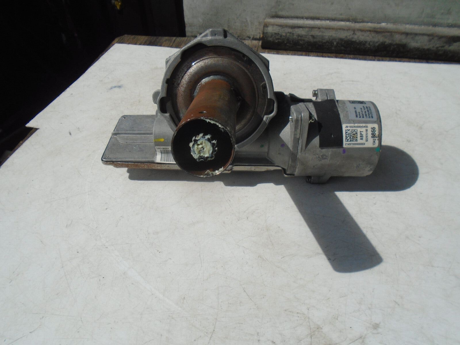 VAUXHALL CORSA E 2015 ELECTRONIC POWER STEERING COLUMN 13428866