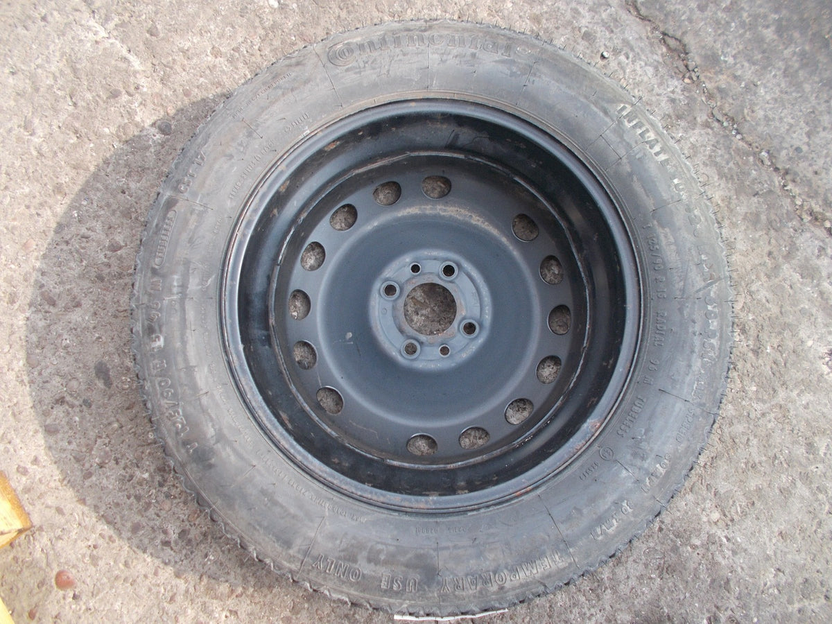 FIAT CONTINENTAL 4 STUD 15 INCH STEEL SPACE SAVER WHEEL 125/90 R15 1010415