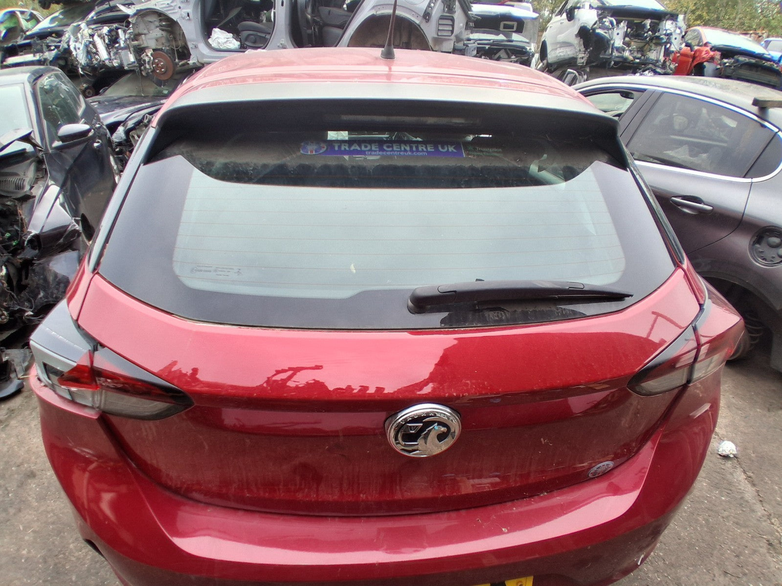2020 VAUXHALL CORSA F HATCHBACK REAR BARE TAILGATE BOOTLID RED