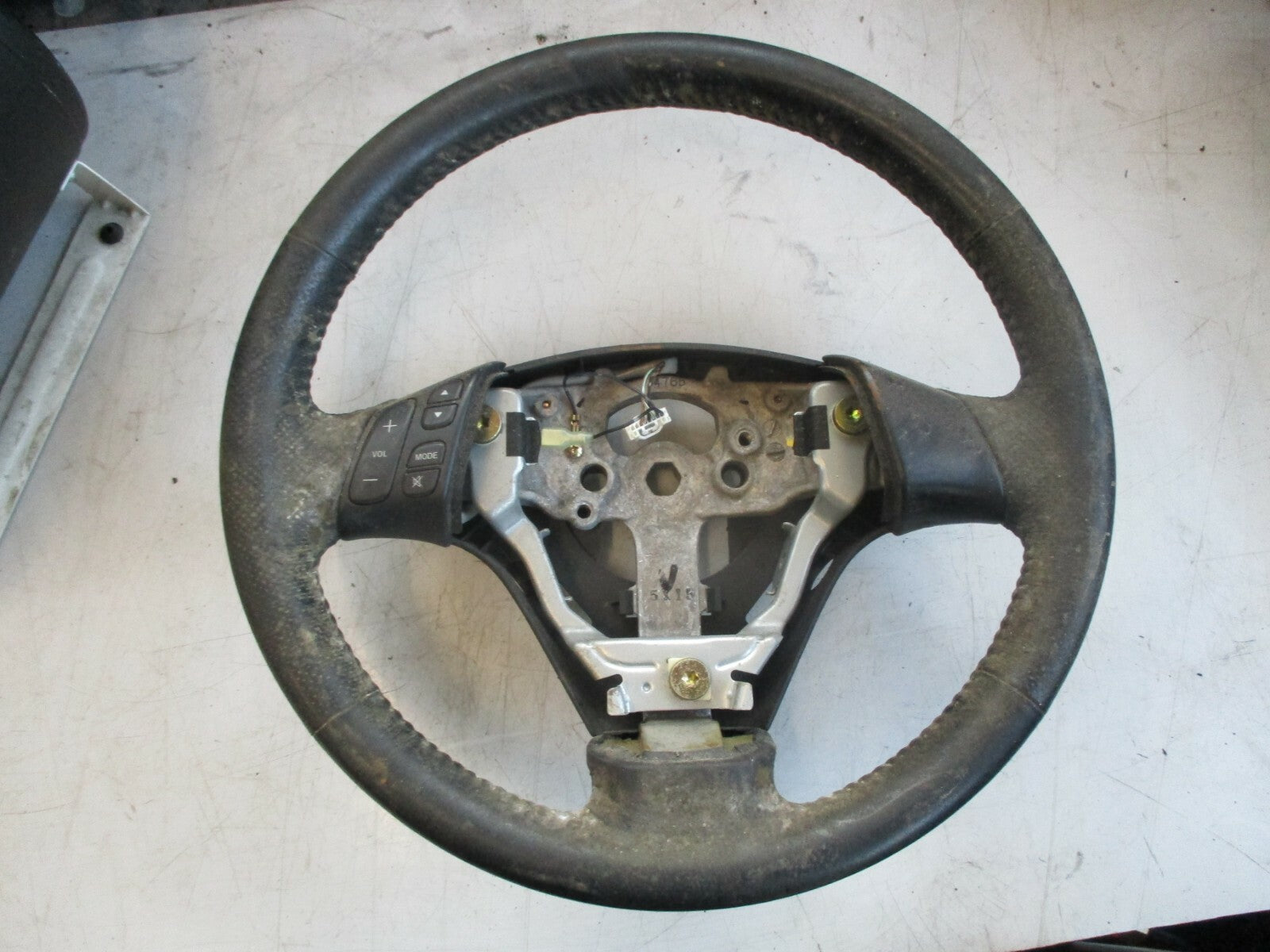 MAZDA 5 MK2 2006 MULTIFUNCTION STEERING WHEEL BLACK