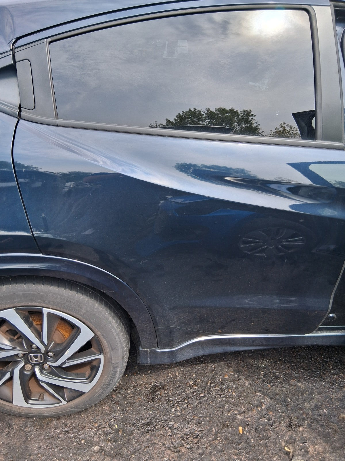 2020 HONDA HR-V FACELIFT OSR DRIVER SIDE REAR BARE DOOR MIDNIGHT BLUE B610M
