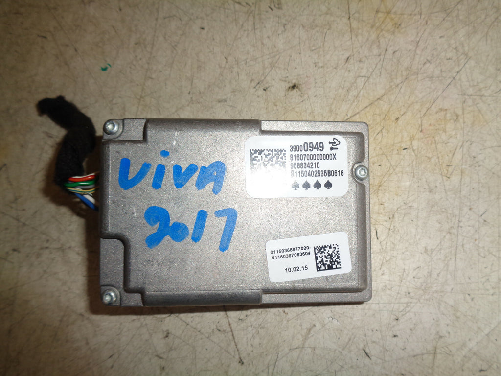 VAUXHALL VIVA 2017 FRONT WINDSHIELD CAMERA ECU MODULE UNIT 39000949