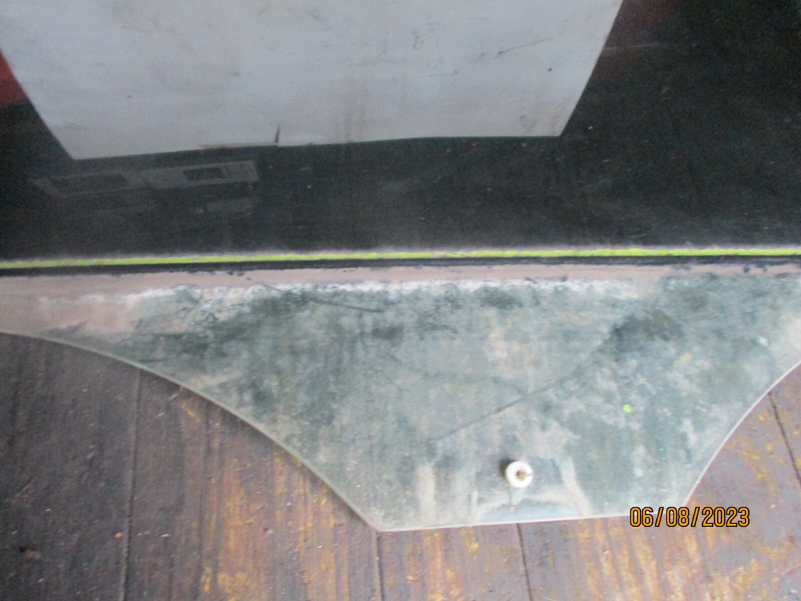 VW PASSAT 2014 OSR DRIVER SIDE REAR WINDOW GLASS