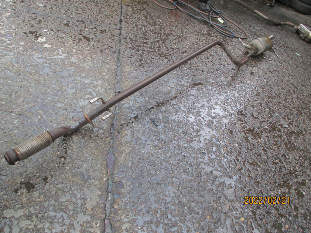 PEUGEOT PARTNER 2014 MK2 COMPLETE EXHAUST BACK BOX FLEXI PIPE