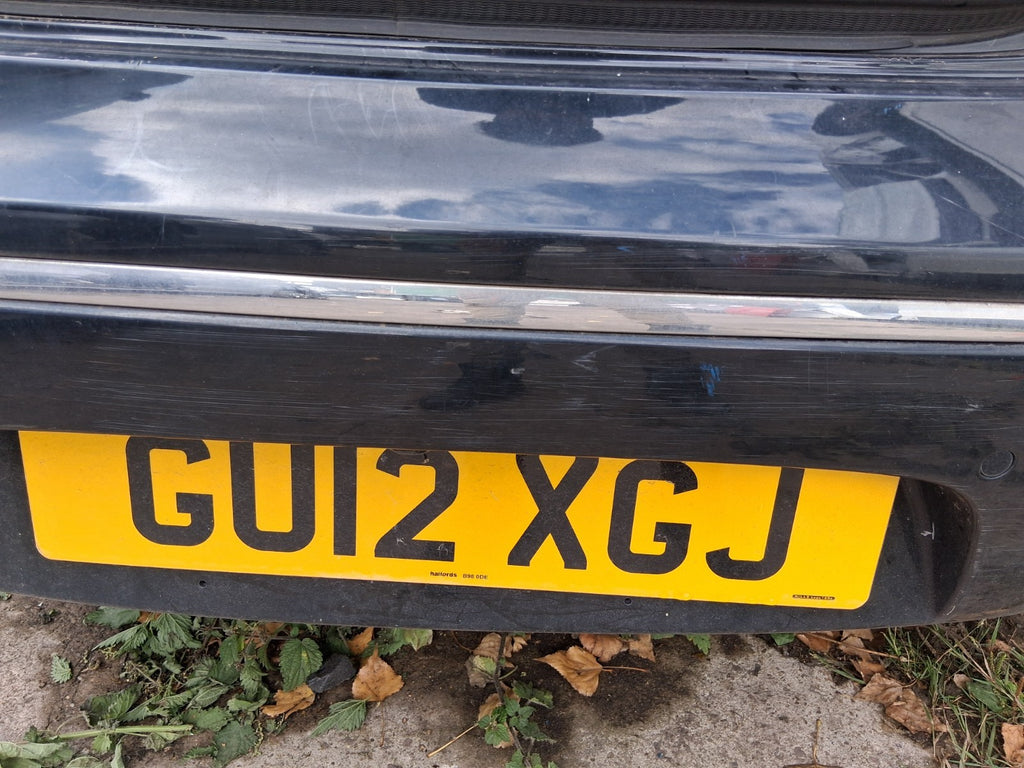 2012 JAGUAR XJ X351 COMPLETE REAR BUMPER WITH SENSORS MIDNIGHT BLACK MET PEF