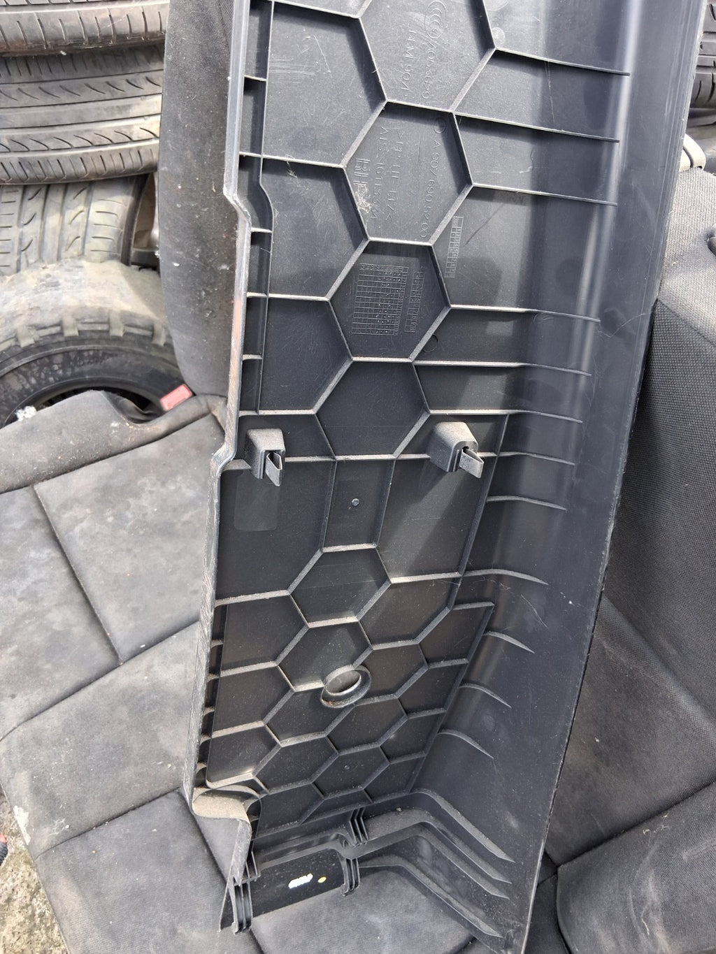 2020 MERCEDES SPRINTER W907 OSF DRIVER RIGHT B PILLAR TRIM PANEL A9106901900