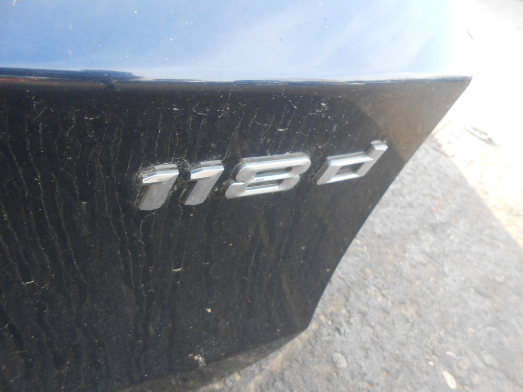 BMW 1 SERIES E87 2005 BARE BOOTLID TAILGATE A35/5 MONACOBLAU METALLIC