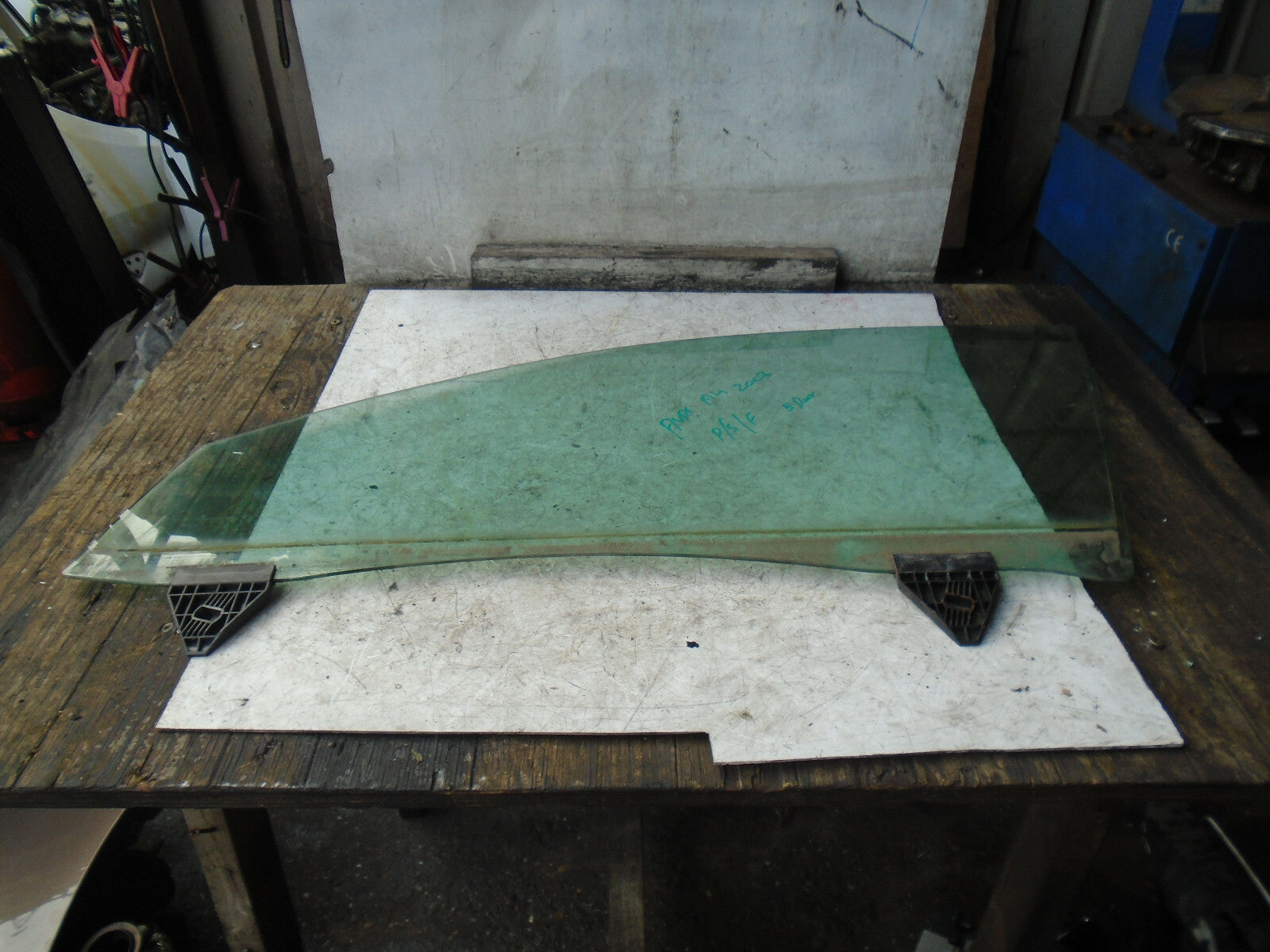 AUDI A4 2007 B7 NSF PASSENGER SIDE FRONT DOOR WINDOW GLASS