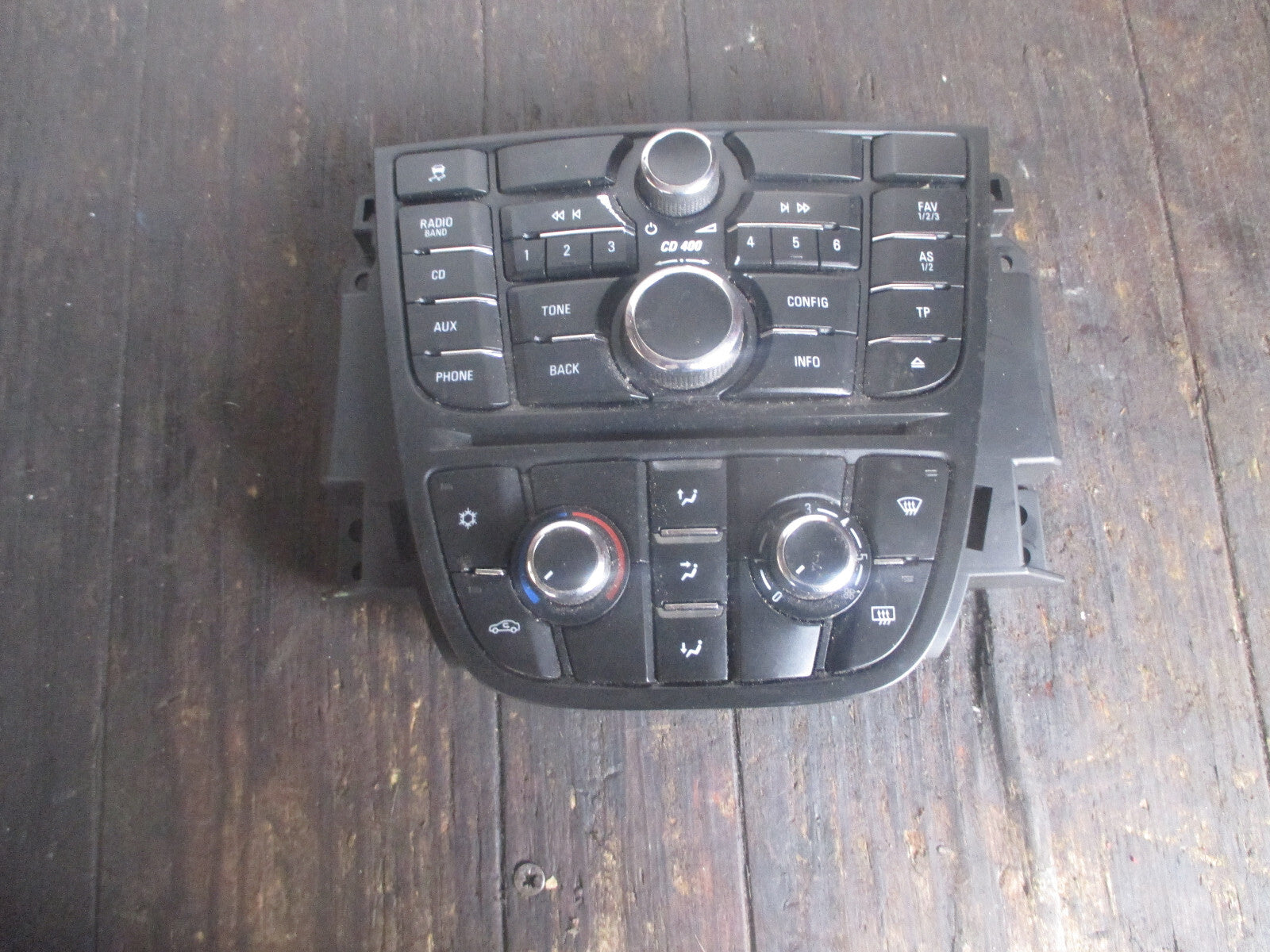 VAUXHALL MERIVA 2011 HEATER CLIMATE CONTROL PANEL & RADIO PANEL 28265970