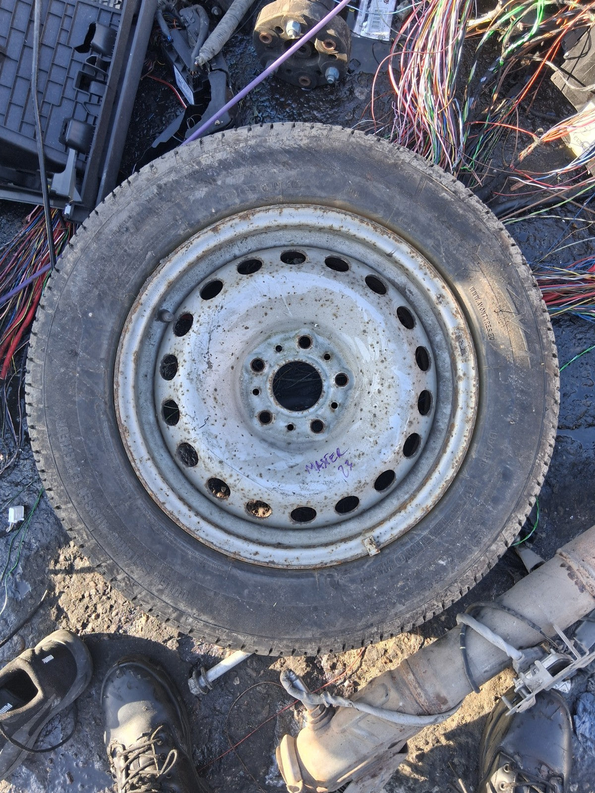 2023 RENAULT MASTER MK3 15 INCH STEEL WHEEL WITH TYRE 195/65R15