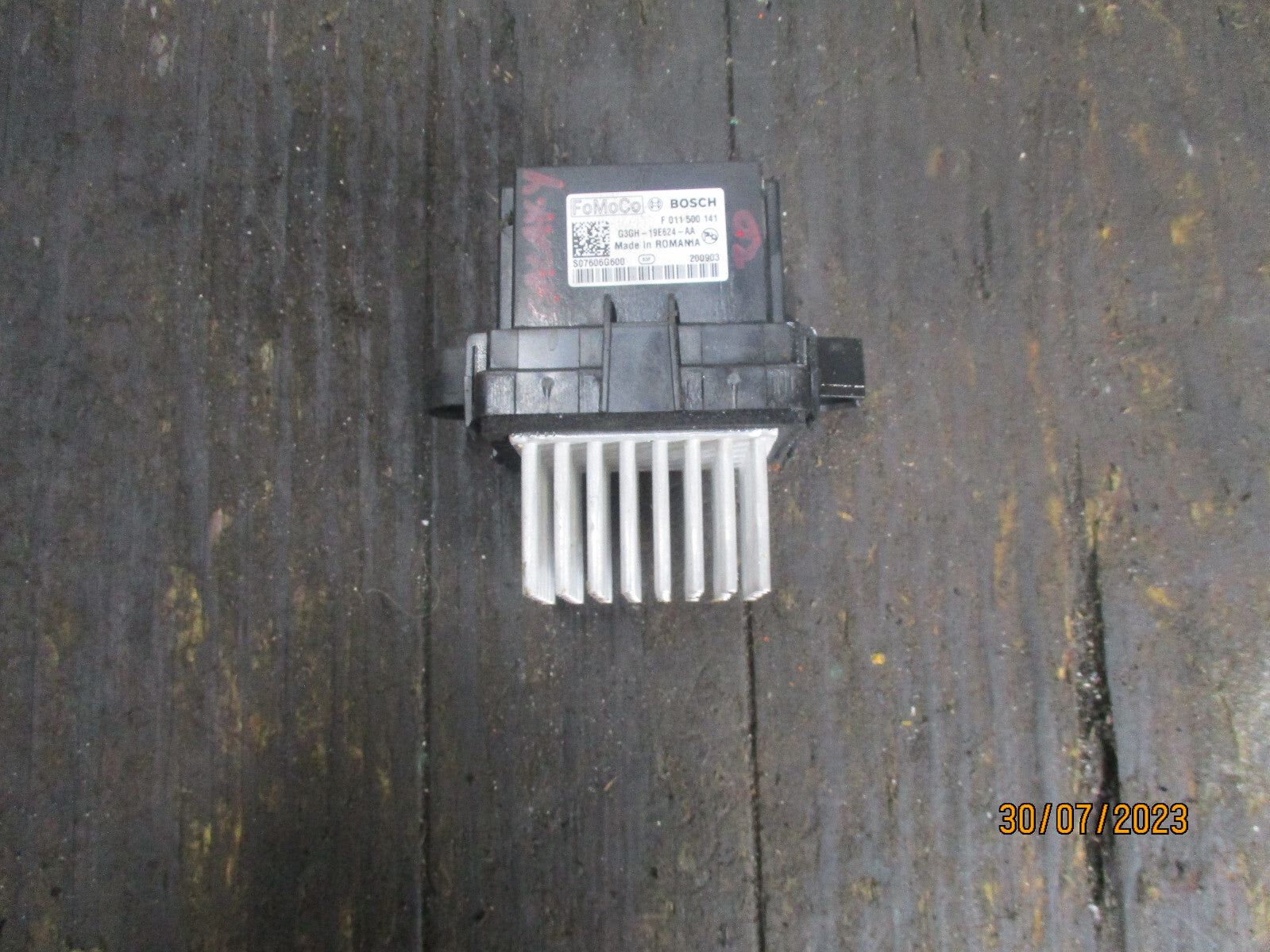 FORD GALAXY 2020 HEATER BLOWER FAN RESISTOR G3GH19E624AA