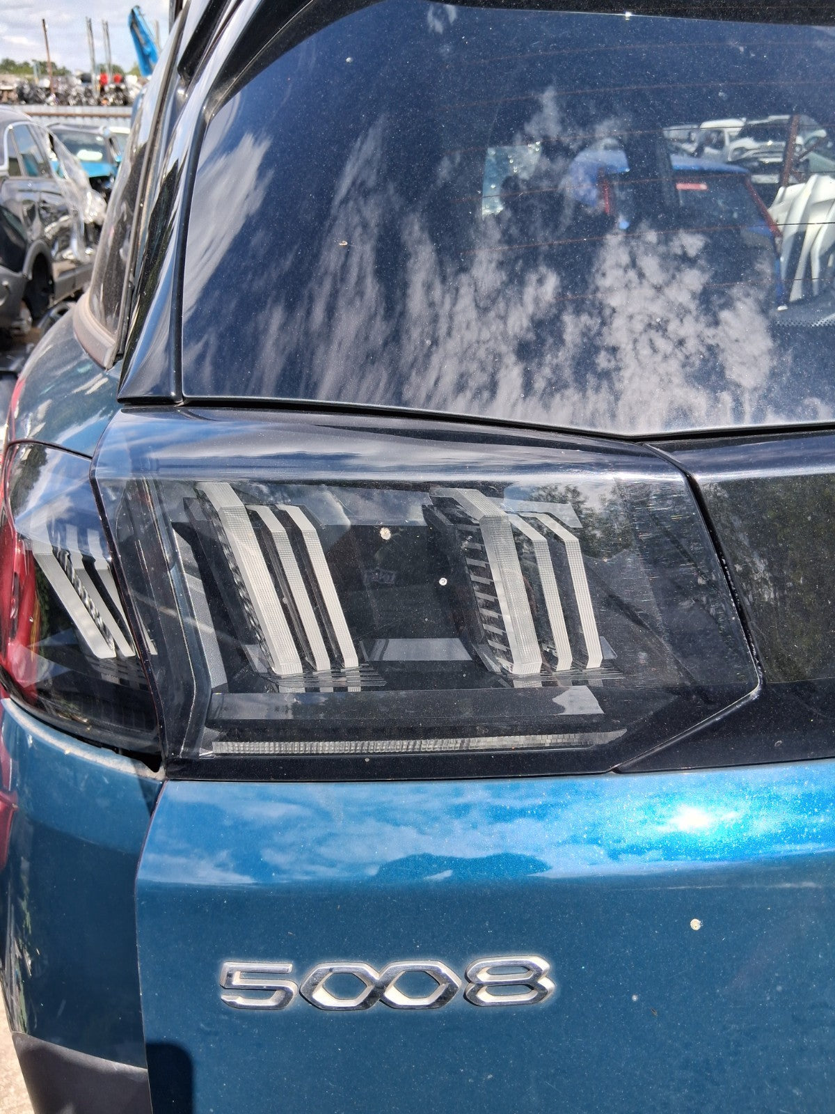 2023 PEUGEOT 5008 MK2 NSR PASSENGER SIDE REAR LEFT INNER LED TAIL LIGHT LAMP