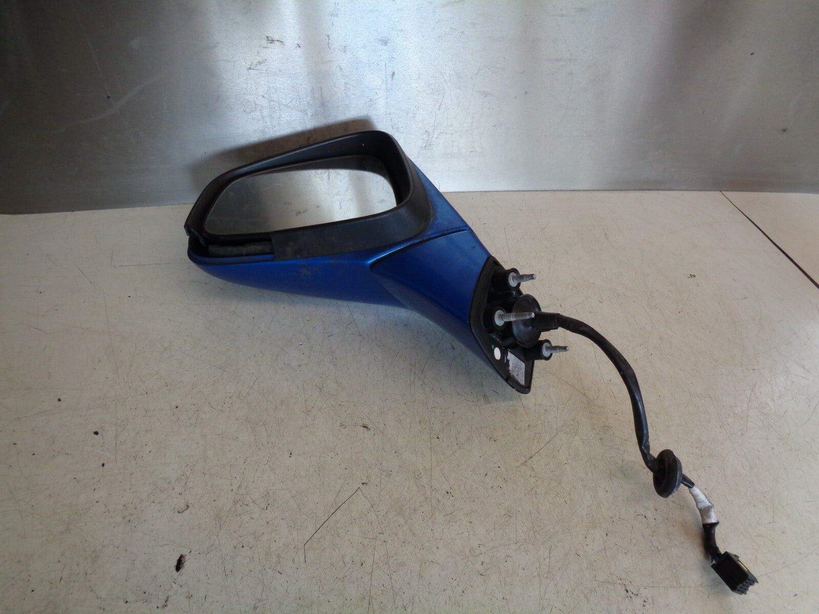 VAUXHALL MOKKA A MK1 2013 NS PASSENGER SIDE ELECTRIC DOOR WING MIRROR GLASS BLUE