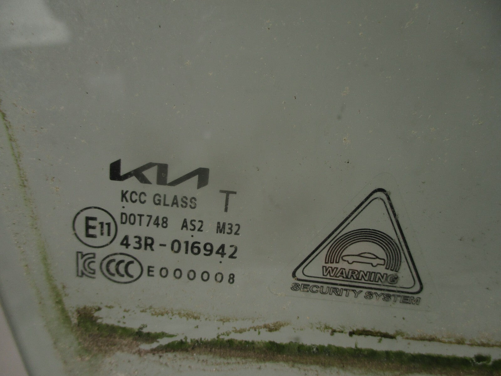 2021 KIA PICANTO MK3 OSF DRIVER SIDE FRONT RIGHT DOOR GLASS WINDOW 43R016942