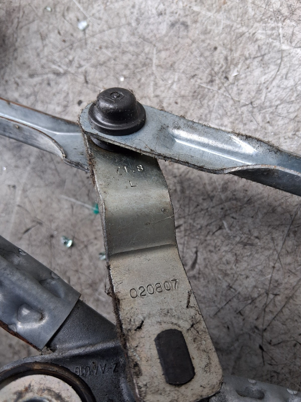 2008 CITROEN C2 FRONT WIPER  MOTOR AND LINKAGE FRONT