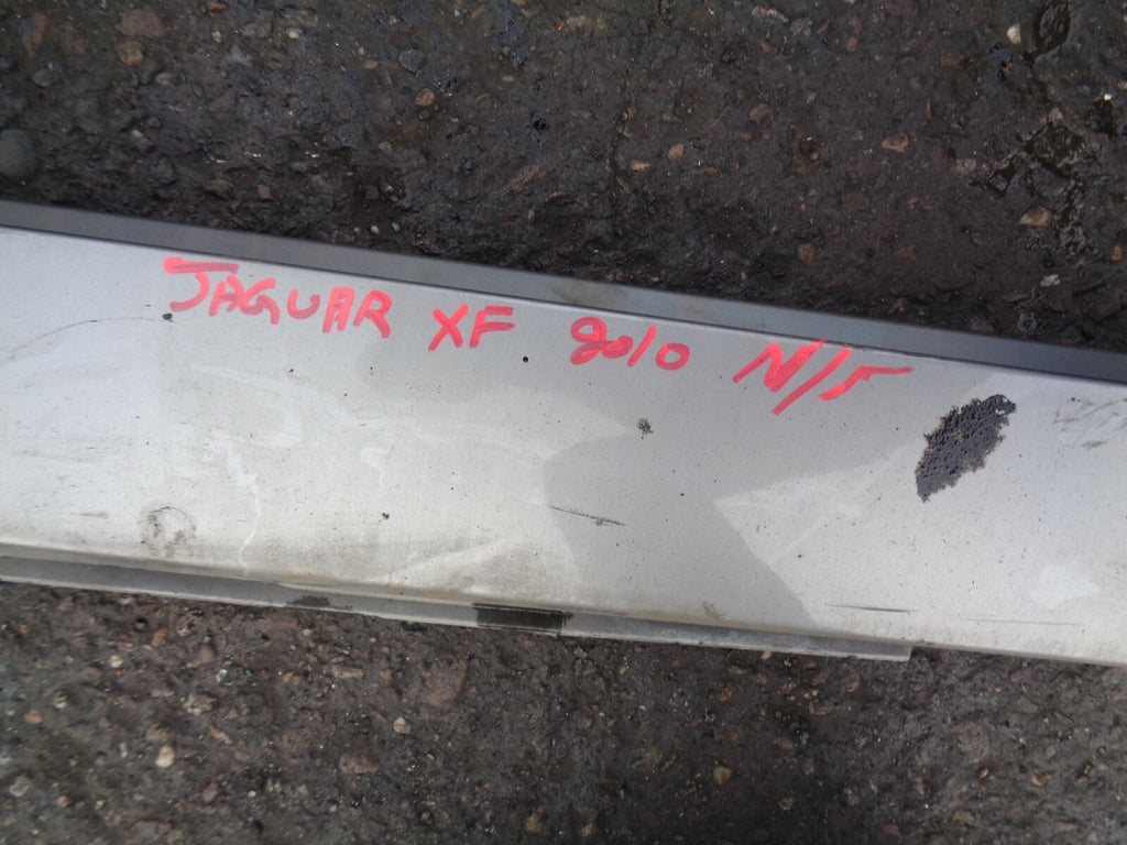 JAGUAR XF 2010 X250 3.0 DIESEL NS PASSENGER SIDE SKIRT IN GREY