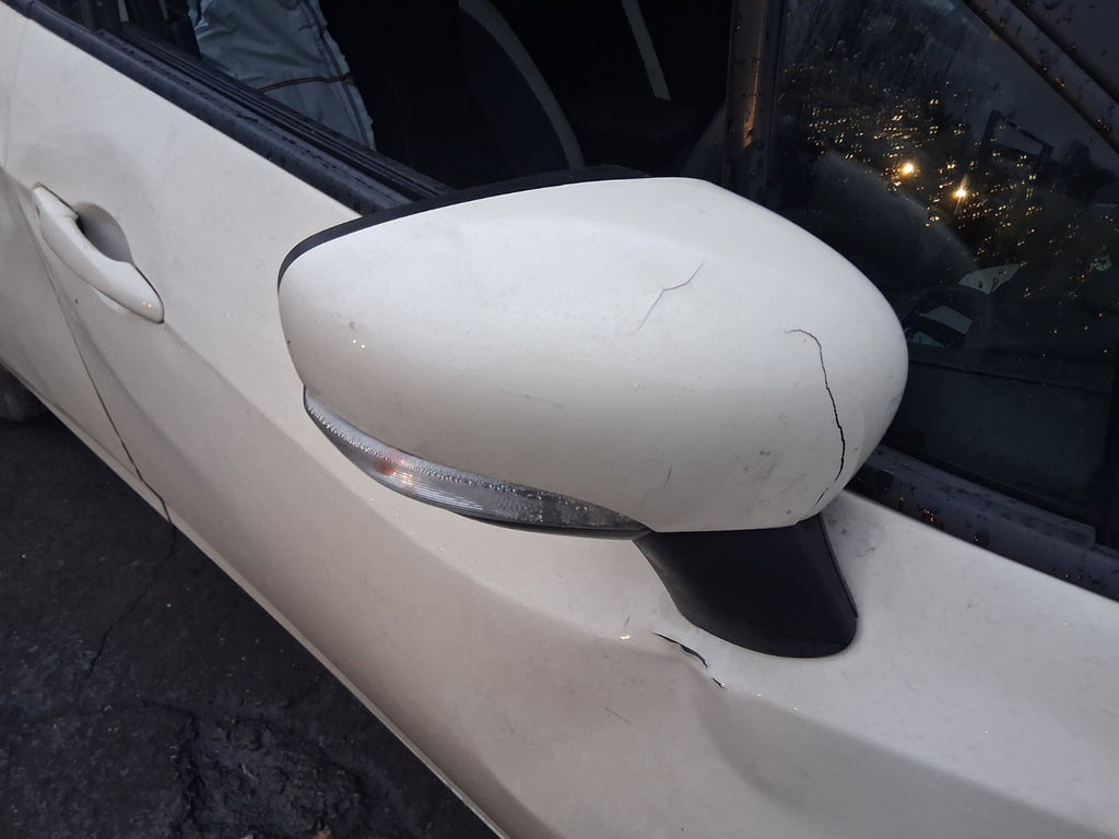 2018 NISSAN MICRA K14 OSF DRIVER SIDE FRONT RIGHT WING MIRROR IVORY