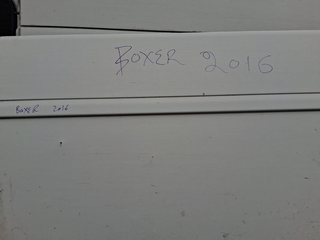 2016 PEUGEOT BOXER MK3 NS PASSENGER SIDE LEFT COMPLETE SLIDING DOOR WHITE