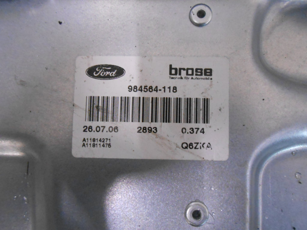 FORD FOCUS MK2 2007 5 DOOR NSF PASSENGER FRONT WINDOW REGULATOR 4M51A045H17A