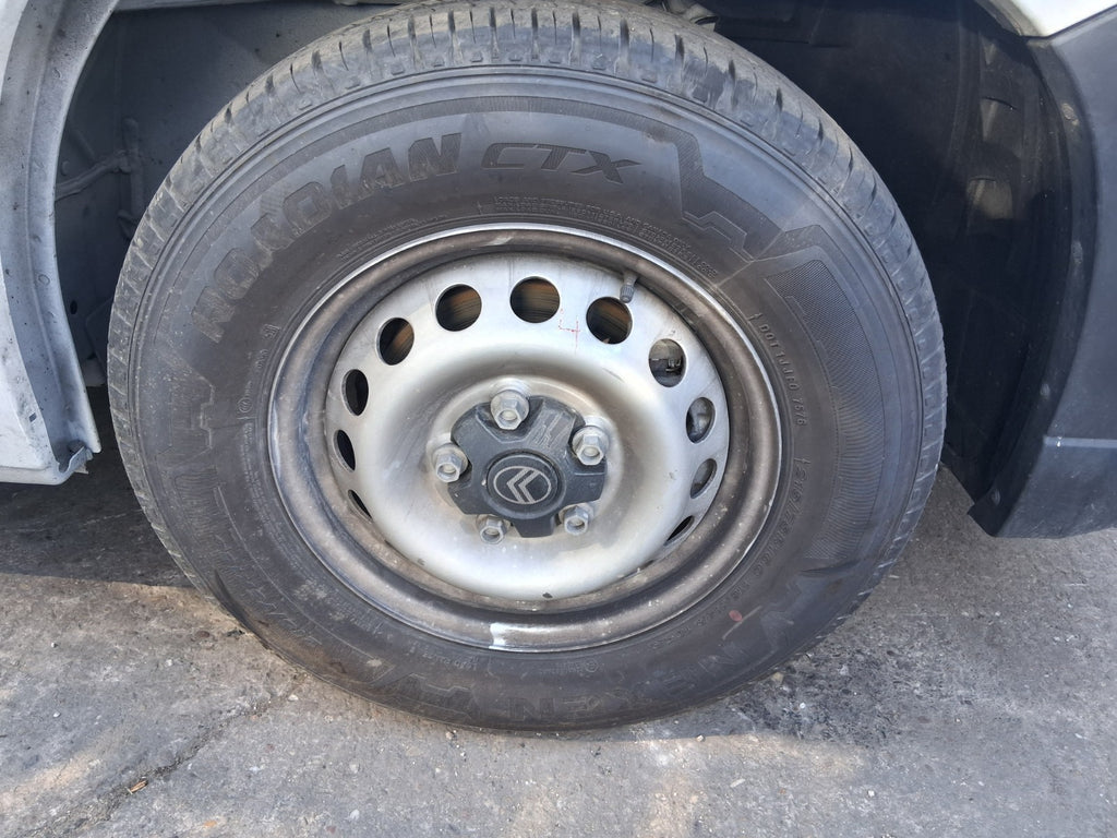 2025 CITROEN RELAY MK3 16 INCH STEEL WHEEL WITH TYRE 215/75R16C REF 4
