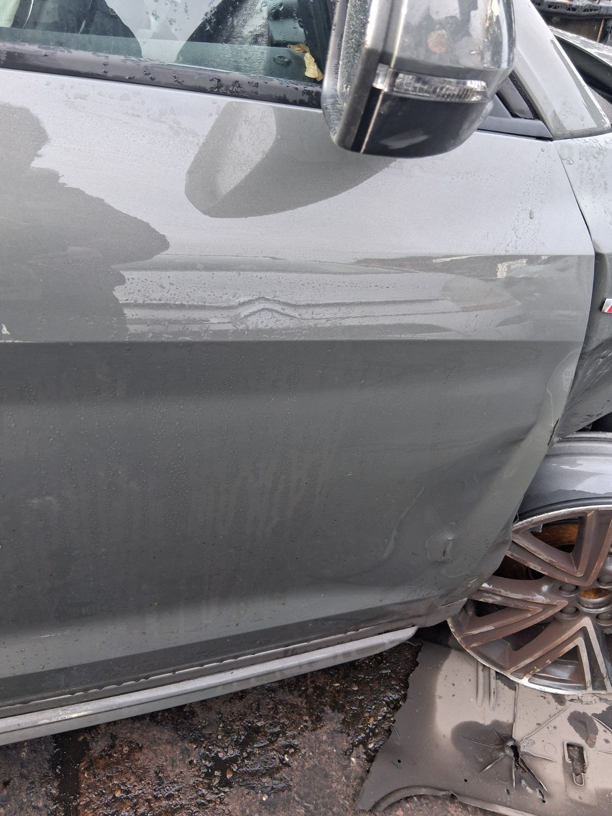 2024 AUDI A1 S LINE MK2 GB OSF DRIVER SIDE FRONT BARE DOOR CHRONOS GREY LX7G