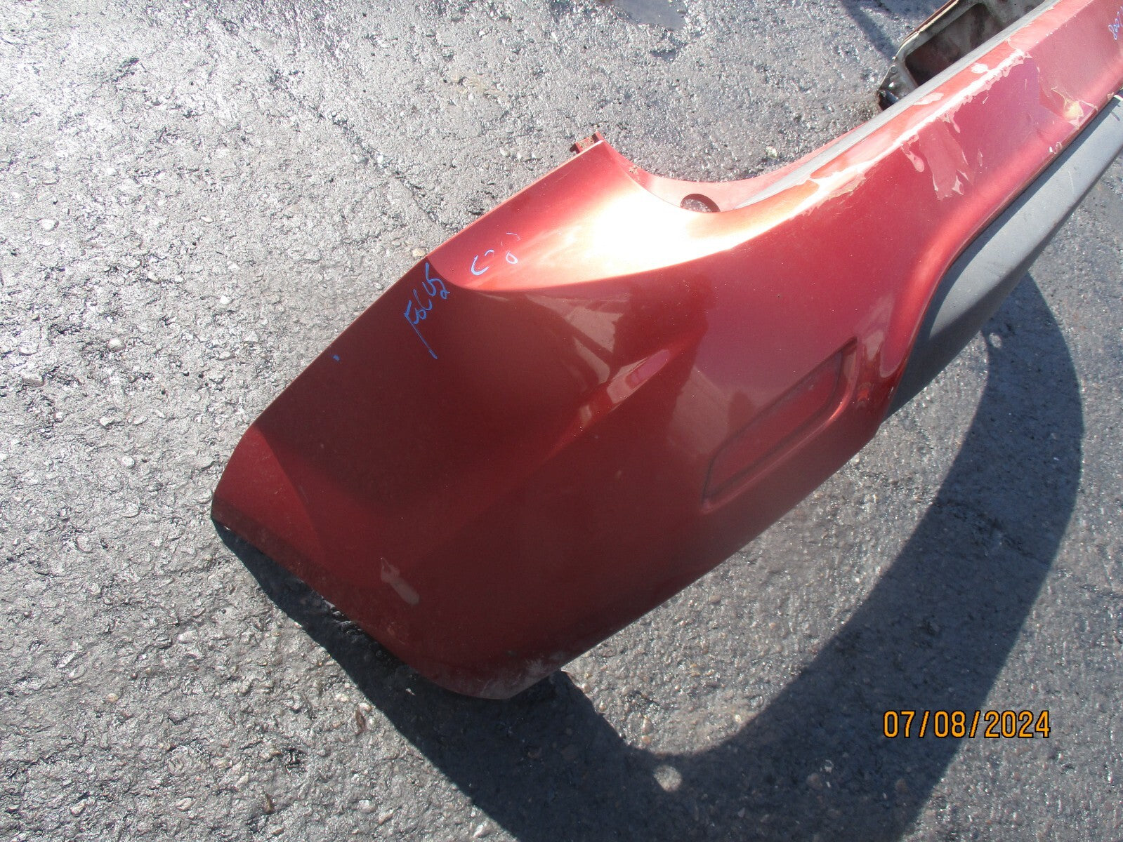 FORD FOCUS MK2 2008 FACELIFT ESTATE REAR COMPLETE BUMPER RED