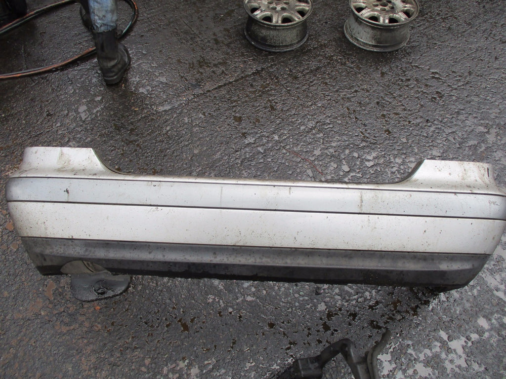 MERCEDES CLK C208 1997 COMPLETE REAR BACK PLASTIC BUMPER SILVER