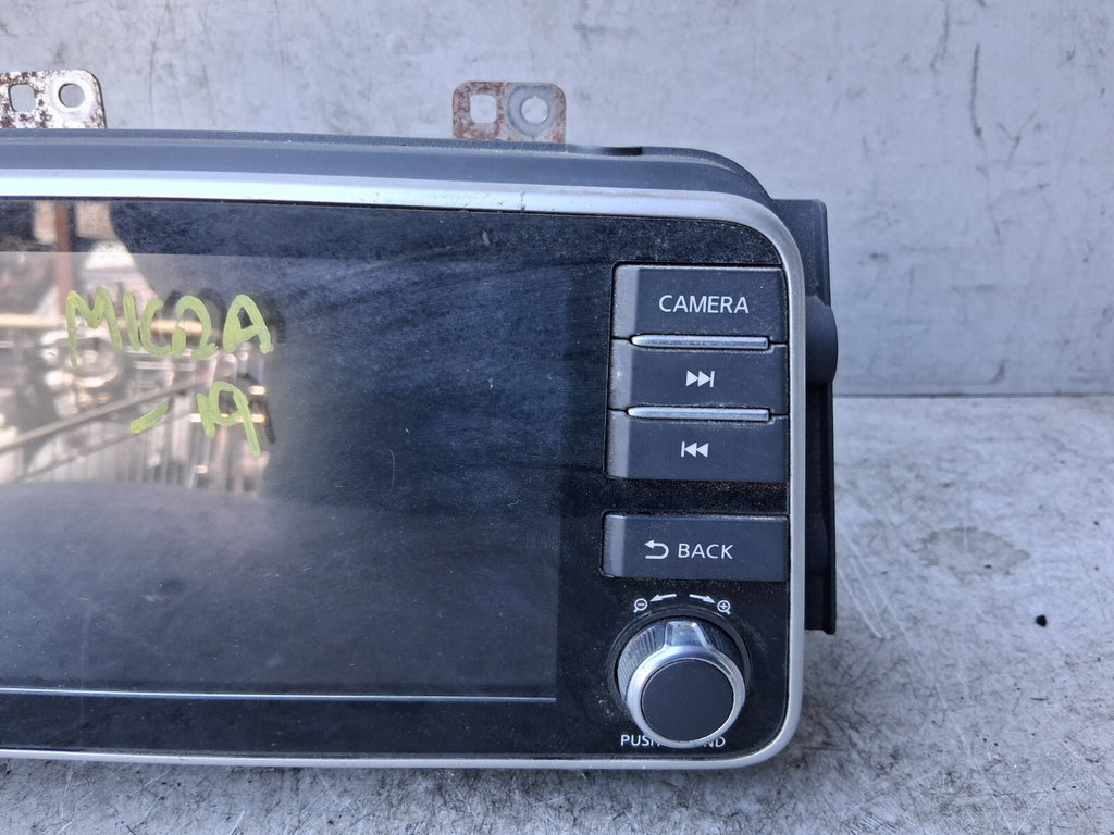 2019 NISSAN MICRA K14 MULTIMEDIA DISPLAY RADIO SAT NAV HEAD UNIT 259155FA5A